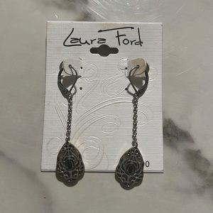 Silver Dangle Earrings NWOT